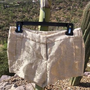 Tory Burch Gold Shorts
